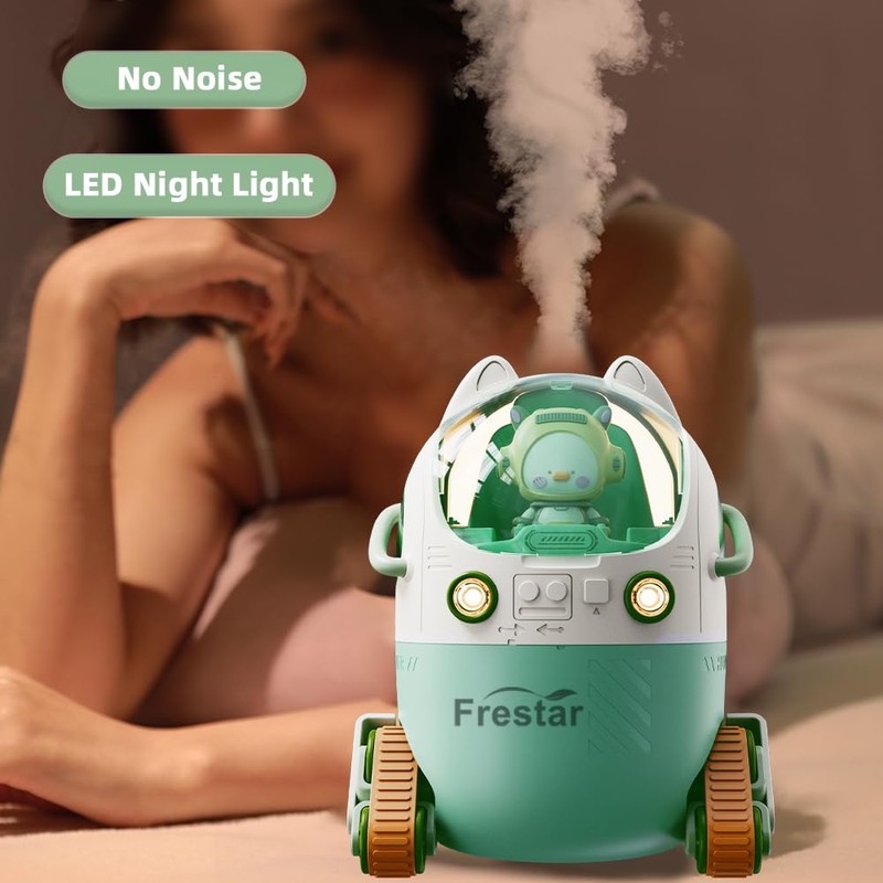 Frestar Mini USB Humidifier 220ml with LED Night Light, Small