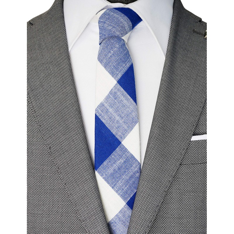 ZENXUS Corbatas delgadas para hombre, 2.5 pulgadas, paquete surtido hecho