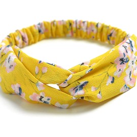 DRESHOW 10 Pack Women Headband Boho Floral Style Criss Cross Head Wrap Hair Band