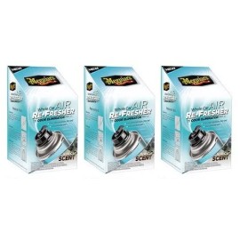 Meguiar's Meguiars G16402 Air Refresher Odor Eliminator, New Car Scent (3-pack)