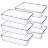 6 Pieces Clear Drawer Organiser, Orgeniser Boxes, Dressing Table, Sorting