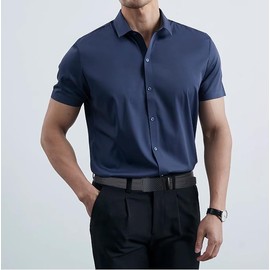 BOSTANTEN Men's Belt, Ratchet Belts for Men Leather Dress Casual with Adjustable Buckle, Cut for Fit