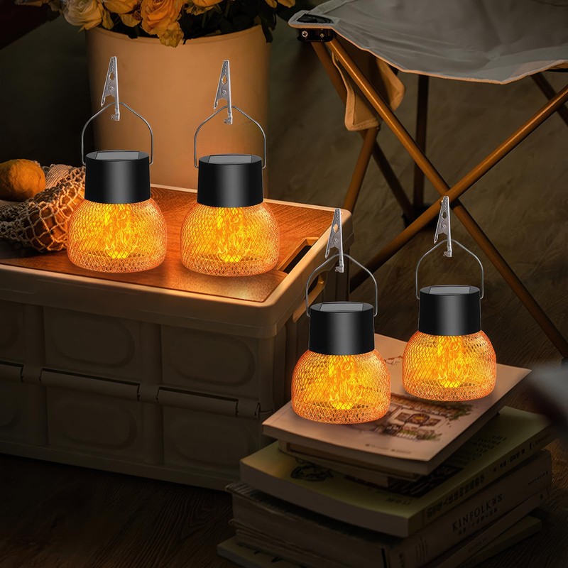 Viitech Pack of 4 Solar Lights Garden Outdoor, IP65 Waterproof