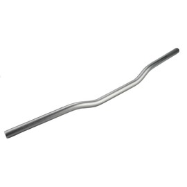 22mm Diameter Aluminum Alloy Retro Motorcycle Modified Handlebar Flat Gray