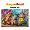 Rompecabezas Totte Pequeños Dinosaurios 24 Piezas Extra Gdes