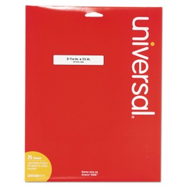 UNV80111 - Universal Laser Printer File Folder Labels