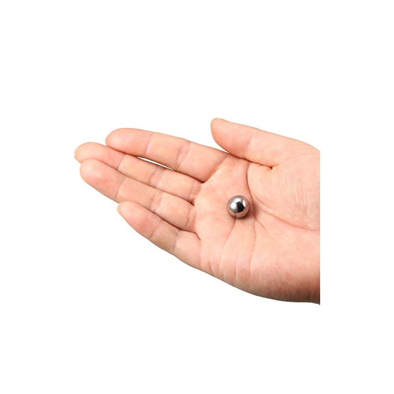 sourcing map Precision Chrome-Plated Steel Bearing Balls 13 mm G10
