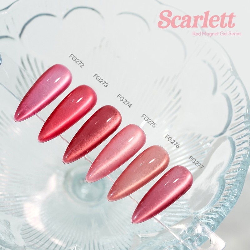 From the Nail Scarlet Red Magnetic Gel Single Item /
