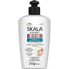 Skala Expert Crema para Peinar 3 en 1 con Bomba de Vitaminas y Protector Térmico, 250g