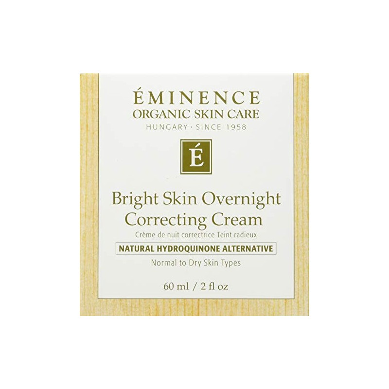 Bright Skin Overnight Correcting Cream by Eminence for Unisex -