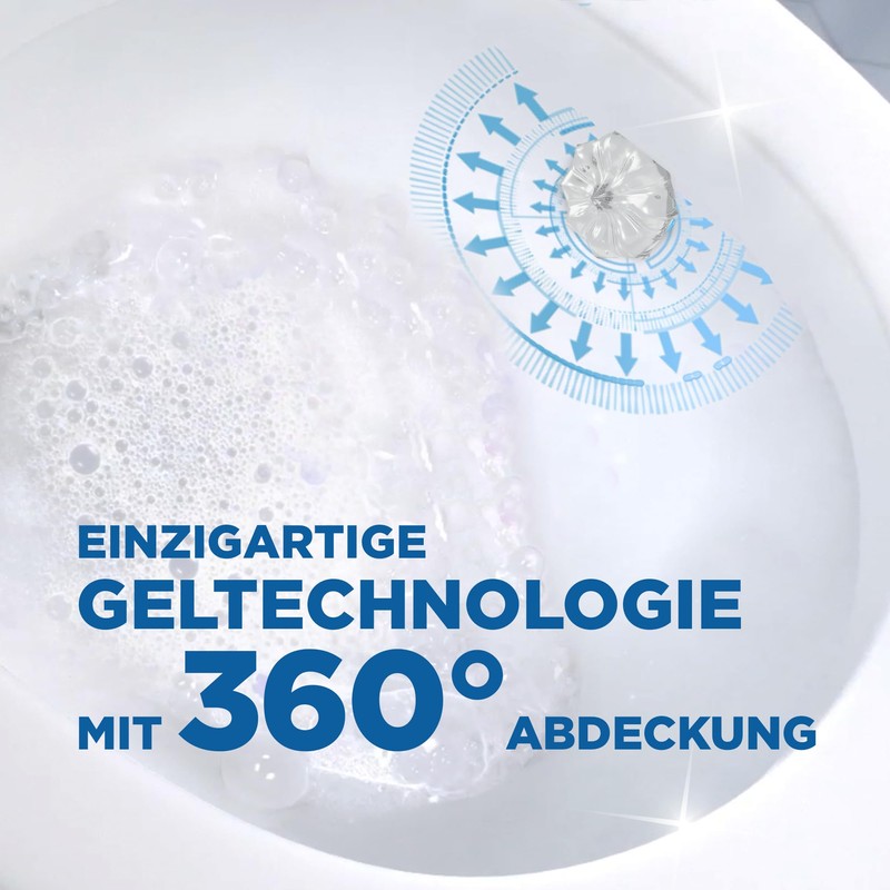 WC-Ente Frische-Siegel Nachfüller mit Bleichkraft, Duft: Eukalyptus, Inhalt: 4er Pack