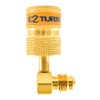 Uniweld EZABM90 Ez-Turn® Anti-Blowback R410a Mini Split Adapter, 1/4" M.F.