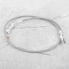 36in Stainless Steel Braided Throttle Gas Cable Wire Fits for