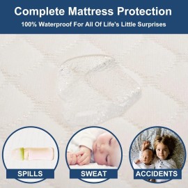 Unbranded Oval Bassinet Mattress with Removable Cover - 12''x26'' Safety Assured