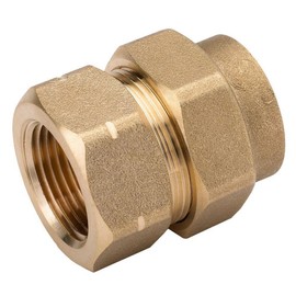 HomeFlex 11-435-007 3/4-Inch Brass Corrugated Stainless Steel Tubing x FIPT Female Adapter