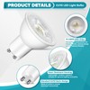 Morotty GU10 LED Spotlight Bulbs, GU10 LED Bulbs 5W,500LM,50W Equivalent,Cool