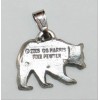 Bear Harris Fine Pewter Pendant USA Made