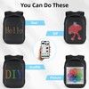 Untrxr Led Backpack with Programmable Screen,17 inch Waterproof Led Bag,Travel,