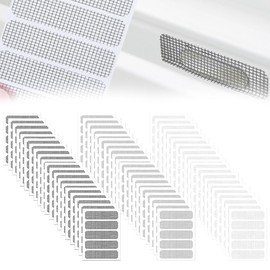 QOWIJEX Pack of 60 Window Weep Holes Cover Screen Repair Patches Fly Screen Net (20 White + 20 Grey + 20 Black)