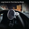 Hypersonic Large Bling Steering Wheel Knob Spinner - Compatible with