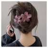 5点セット ヘアクリップ 髪留め マット 花モチーフ しっかりとまる 髪留め 大きめ レディース ヘアアクセサリー