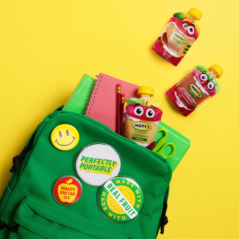 Mott's Applesauce, 3.2 oz clear pouches (Pack of 48)