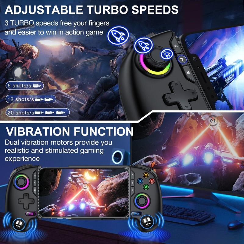 BEBONCOOL Wireless Gaming Controller Android/iOS,Mo