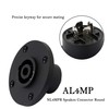 Speakon NL4FC，GELRHONR NL4 Connector Round Speaker Plug Twist Lock 4