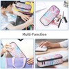 ERRKEWEND Marble Graphic Pencil Case Bag for Kid, Durable Soft