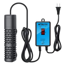 HiTauing Aquarium Heater, Upgraded 100W Fish Tank Heater with Intelligent Leaving Water Automatically Stop Heating and Advanced Temperature Control System, Suitable for Saltwater and Freshwater