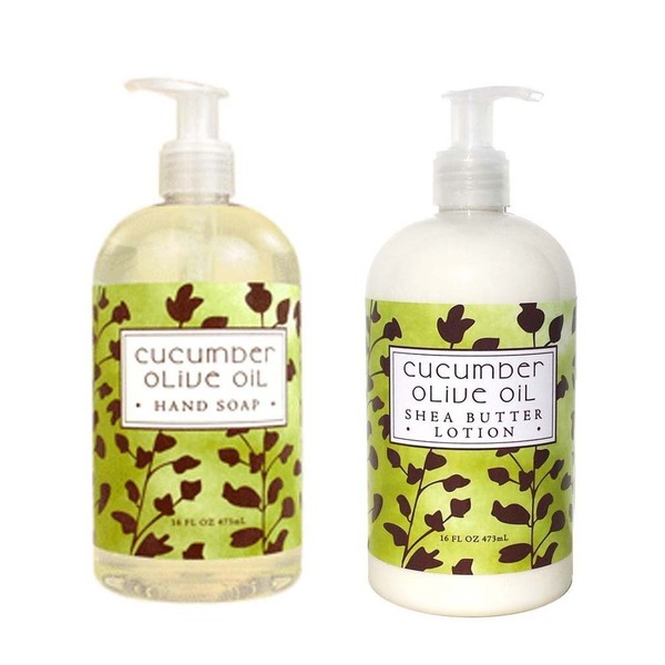 Greenwich Bay Trading Company Botanical Collection: Cucumber Olive Oil (Lotion & Hand Soap)