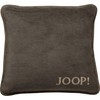 Joop 754684 Cushion Cover Plain Double-Sided Chestnut Cashew Cotton /