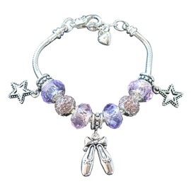 Infinity Collection Dance Bracelet, Dancer Gift for Girls, European Style Beaded Dance Jewelry, Gift For Dance Recitals, Dancers and Dance Teams, Dance Accessories for Granddaughter Daughter