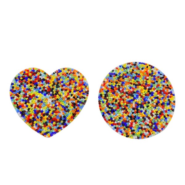 Zenpad 2 PCS 3.4" Heart and Circle Picking Pad, Skin