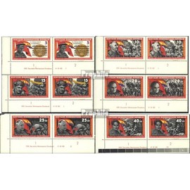 DDR 1196DV-1201DV with publication info (complete.issue.) fine used/cancelled 1966 Fighters the international Brigade (Stamps for collectors)