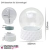 DIY 40105 DIY Snow Globe with Glass Ball and Polyresin