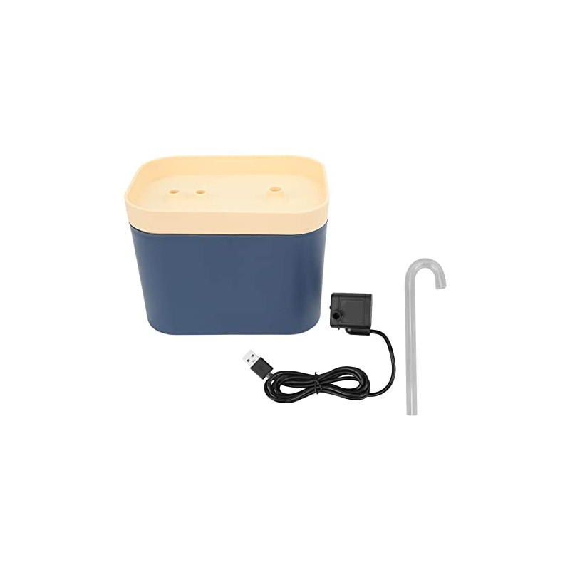 Changor Fuente Agua para Gatos 1,5 L, Material PP, Flujo