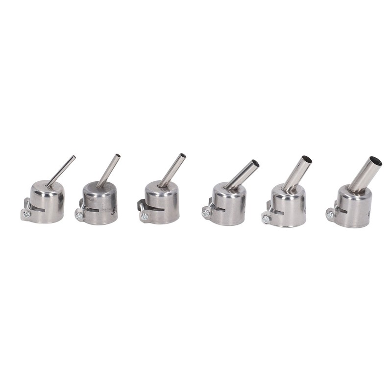 6Pcs 850 Heat Gun Nozzle Kit Aluminum Alloy 3 4