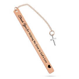 Thank You Gift for Teacher Sunday School Religious Teacher Bookmarks Bible Teacher Gift Appreciation Gift for Teachers Christian Gift Bookmarks Gift for Mentor Nanny Gift Preschool Teacher Gift