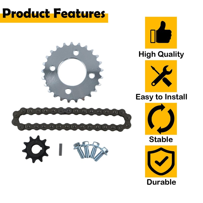 Etersec 420 Chain Sprocket Kit 25T Rear & 10T Front