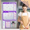 ECSenSe Magnetic Fridge Calendar | 4 Pack Dry Erase Calendar