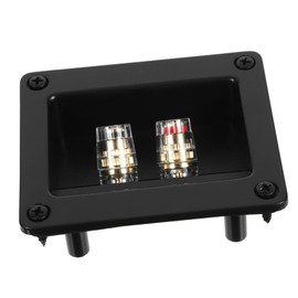 TEHAUX Loudspeaker Terminal Connector Way Dual Wiring Junction Box for Easy Installation Compatible with Various Speaker Devices Stable Transmission for Uninterrupted Audio Experience