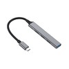 Equip 128961 USB Hub 4-Port 1x3.0/3x2.0 USB->USB-C Grey