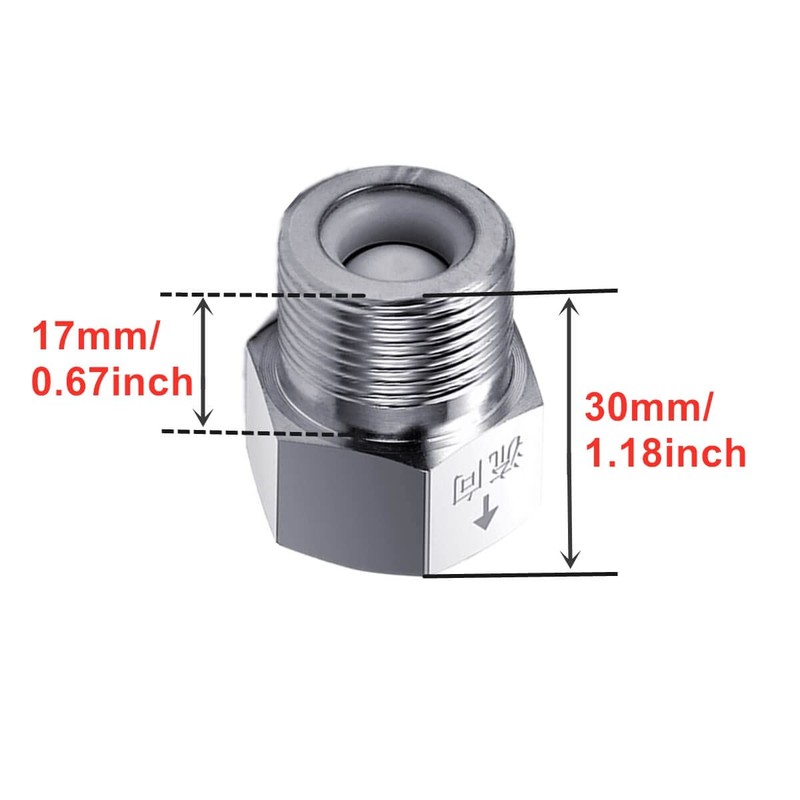 Brass Check Valve 1/2" Male to 1/2" Female Thread Non