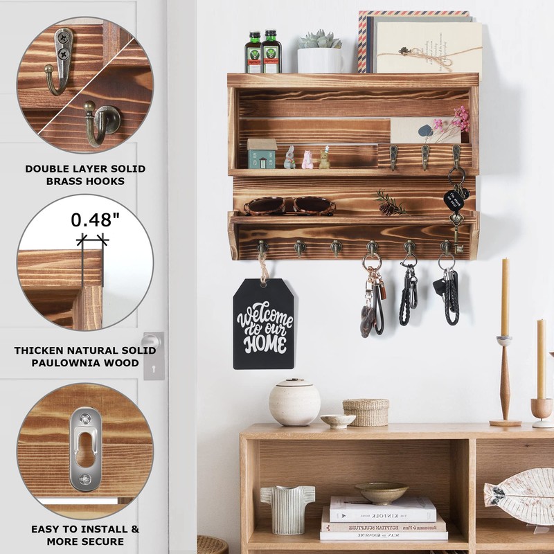 Innovation Key and Mail Holder for Wall, Key Holder Wall