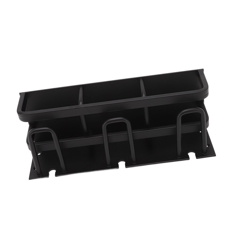 Toothbrush Holder Space Aluminum Rust Prevention Black Toothbrush Storage Rack