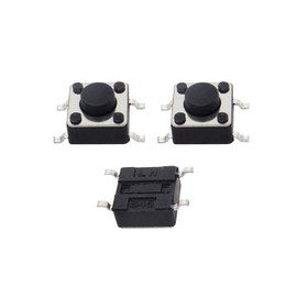 Honbay 100PCS 6x6x4.3mm 4 Pin Micro SMD SMT Momentary Tact Button Switches Pushbutton Switches