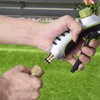 Hydrogarden 4 pc Brass Hose Connector Hose End Quick Connect