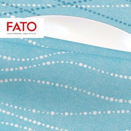 Fato, Trockene Papierservietten, Airlaid, Textileffekt, Packung mit 50 Servietten, Format 40x40 gefaltet in 4, Dekor Alaska Perlendekor