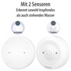 Luminea Home Control Water Alarm: Set of 2 WiFi Water